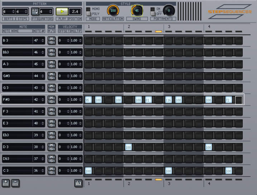 The new step sequencer is a very welcome addition.